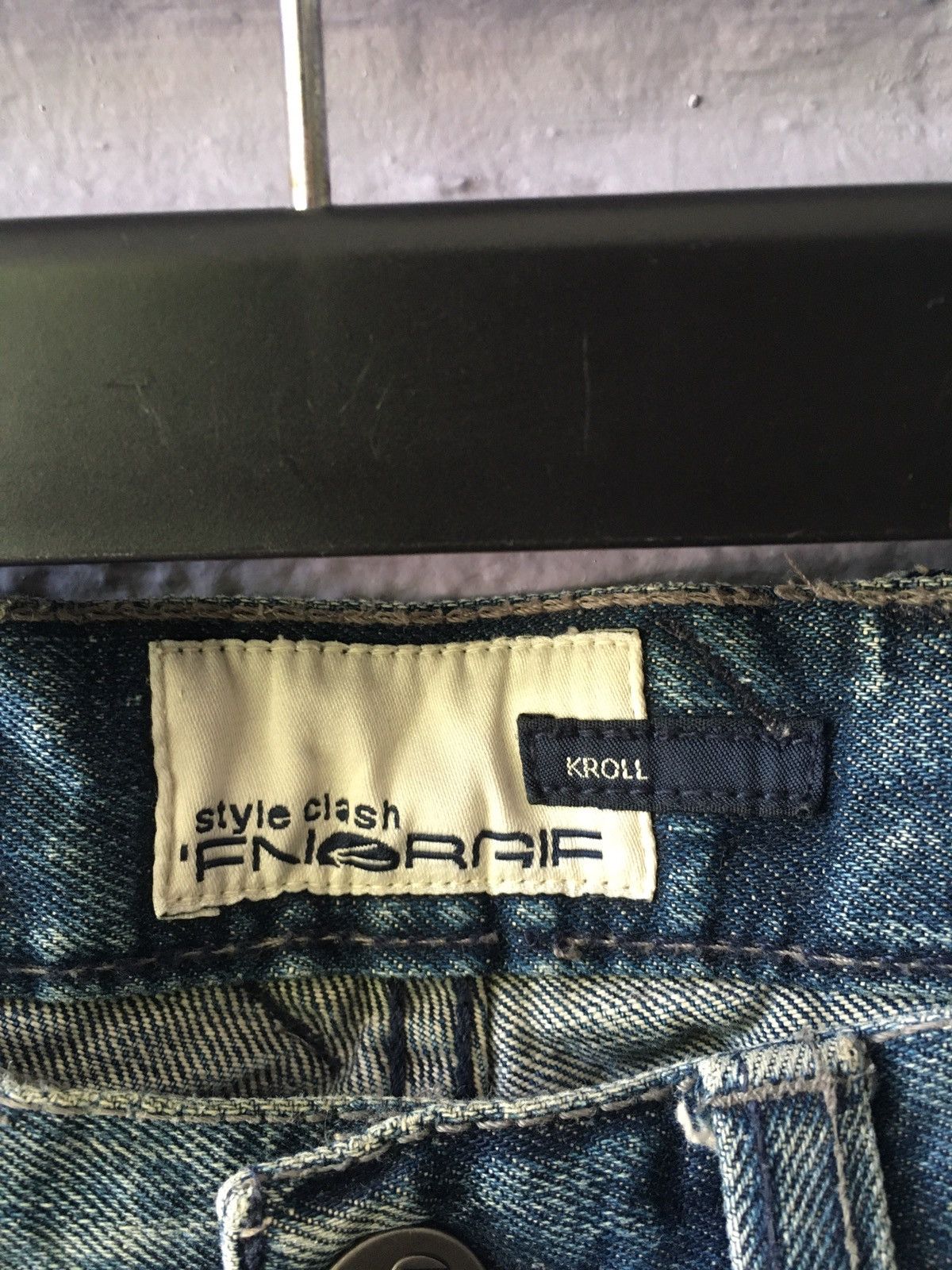 If Six Was Nine × Japanese Brand × Tornado Mart Flare Energie Kroll Denim Jeans Distressed Tornado Mart Size US 32 / EU 48 - 7 Thumbnail