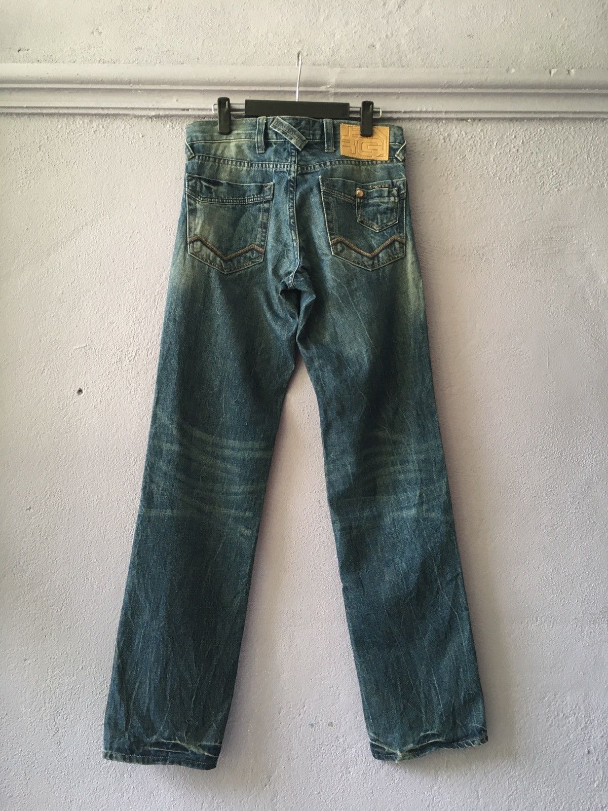 If Six Was Nine × Japanese Brand × Tornado Mart Flare Energie Kroll Denim Jeans Distressed Tornado Mart Size US 32 / EU 48 - 1 Thumbnail