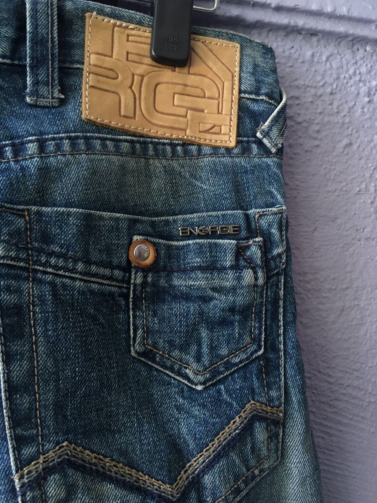 If Six Was Nine × Japanese Brand × Tornado Mart Flare Energie Kroll Denim Jeans Distressed Tornado Mart Size US 32 / EU 48 - 9 Thumbnail