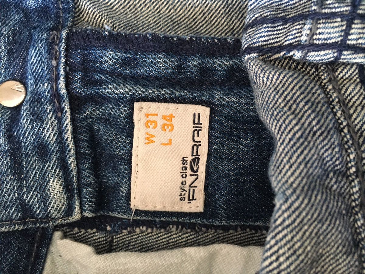 If Six Was Nine × Japanese Brand × Tornado Mart Flare Energie Kroll Denim Jeans Distressed Tornado Mart Size US 32 / EU 48 - 10 Thumbnail