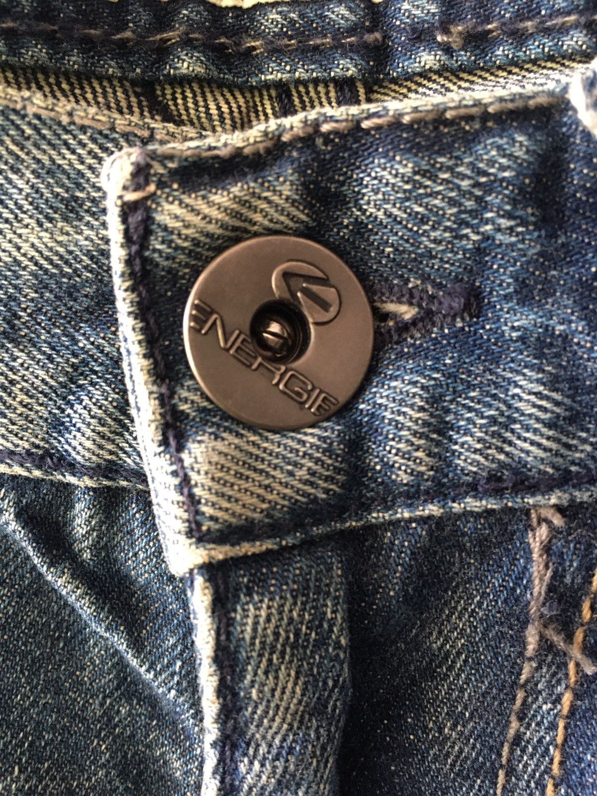 If Six Was Nine × Japanese Brand × Tornado Mart Flare Energie Kroll Denim Jeans Distressed Tornado Mart Size US 32 / EU 48 - 6 Thumbnail