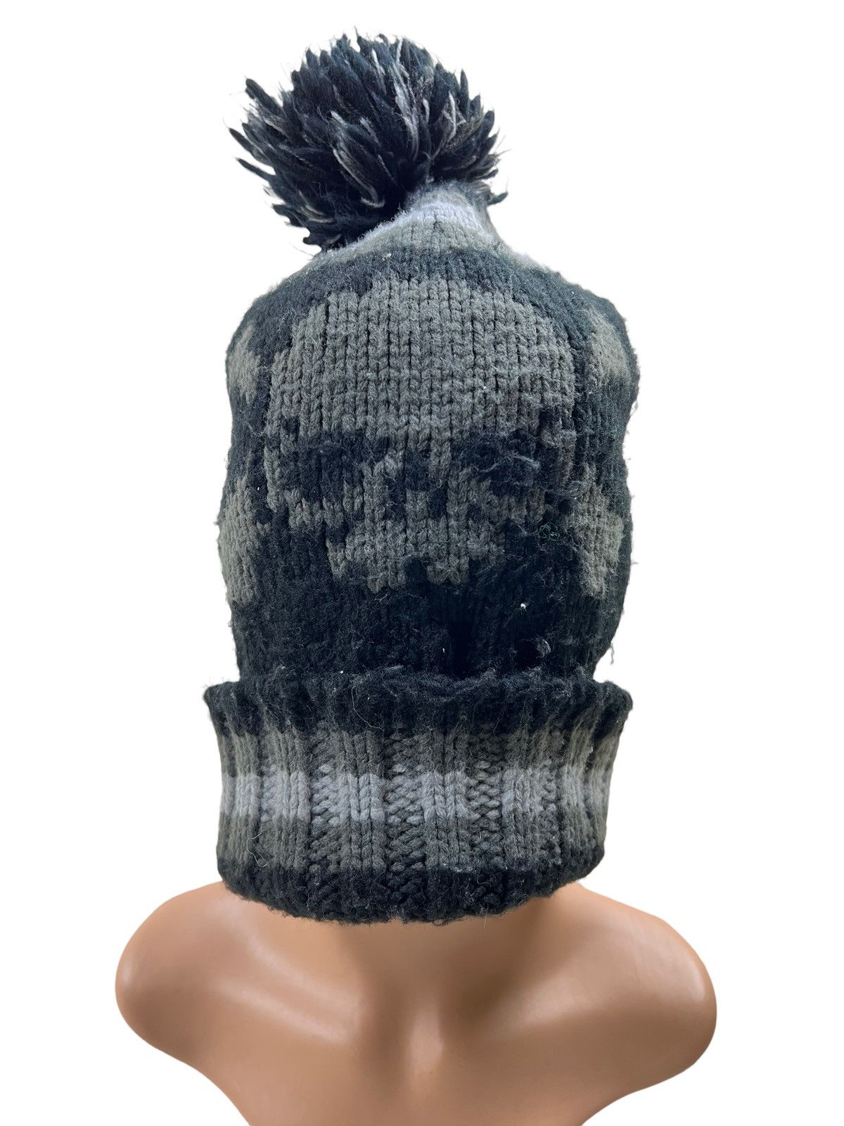 Japanese Brand Japanese Brand Skull Knitted Winter Hat Size ONE SIZE - 1 Thumbnail