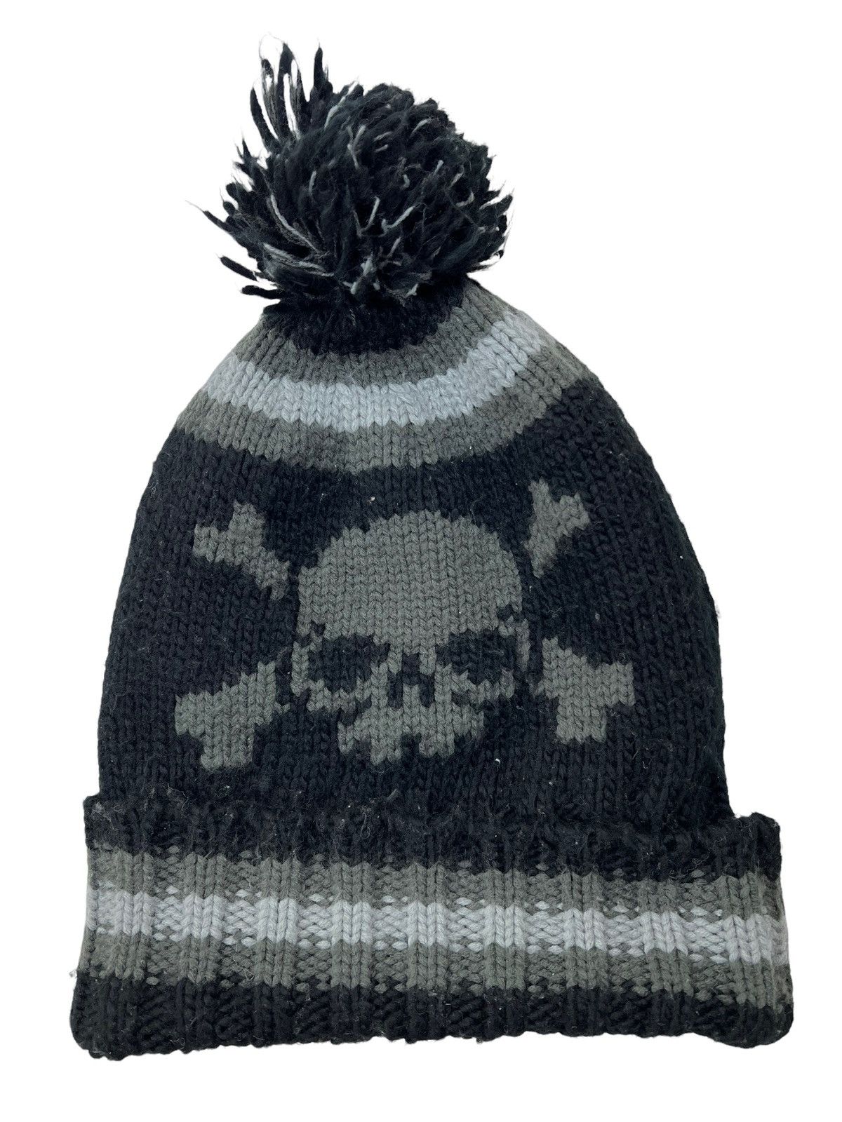 Japanese Brand Japanese Brand Skull Knitted Winter Hat Size ONE SIZE - 5 Thumbnail