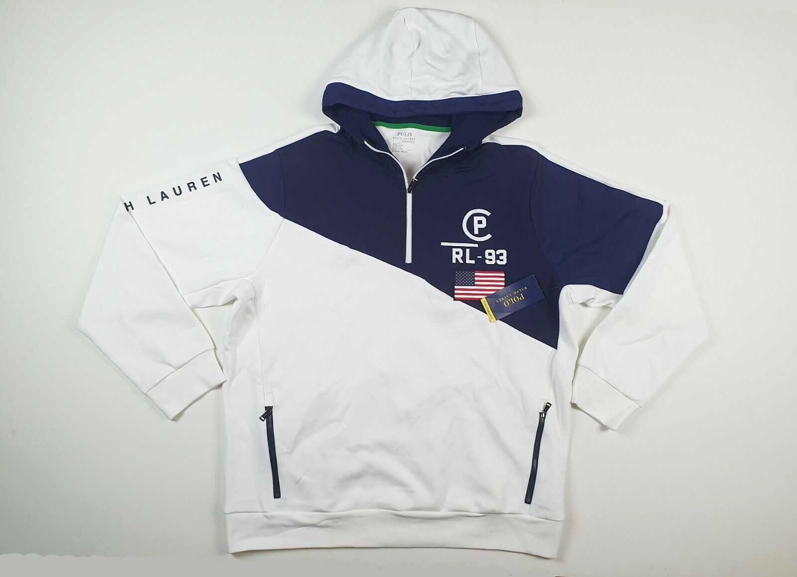 Polo Ralph Lauren Polo Ralph Lauren CP-93 Flag Training Pullover Hoodie e XL Size US XL / EU 56 / 4 - 5 Thumbnail