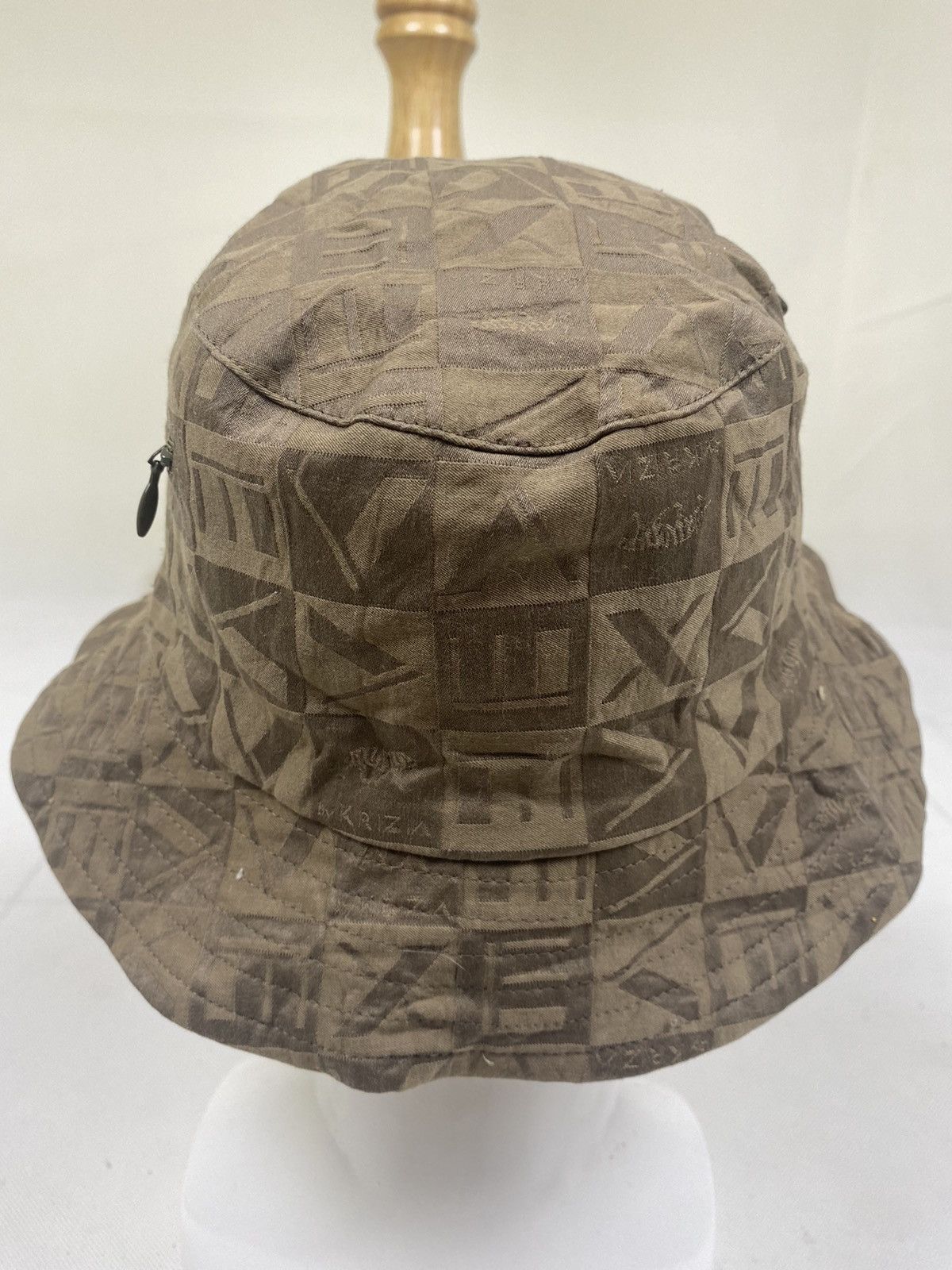 Krizia Uomo Krizia Uomo Monogram Revesible Bucket Hat Size ONE SIZE - 4 Thumbnail