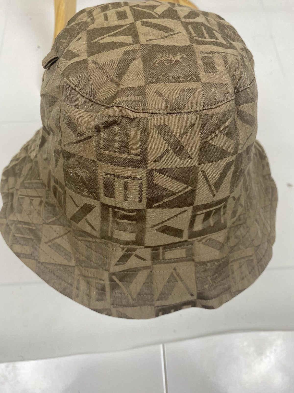 Krizia Uomo Krizia Uomo Monogram Revesible Bucket Hat Size ONE SIZE - 3 Thumbnail