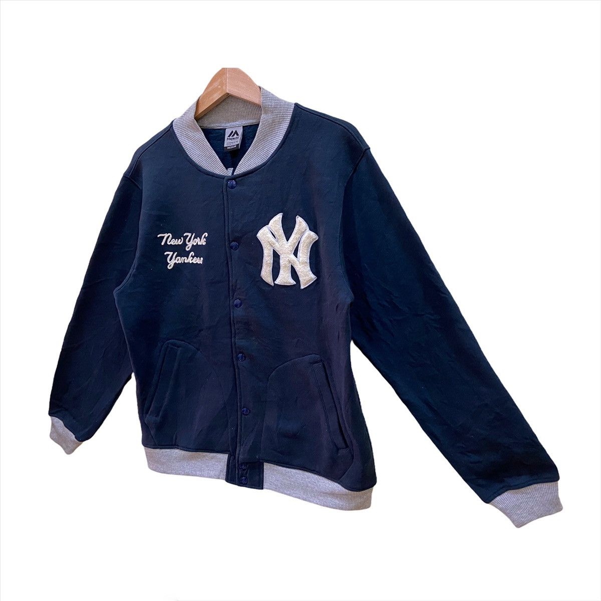 Majestic Vintage New York Yankees Crewneck Sweatshirt Sweater M Size US M / EU 48-50 / 2 - 2 Thumbnail