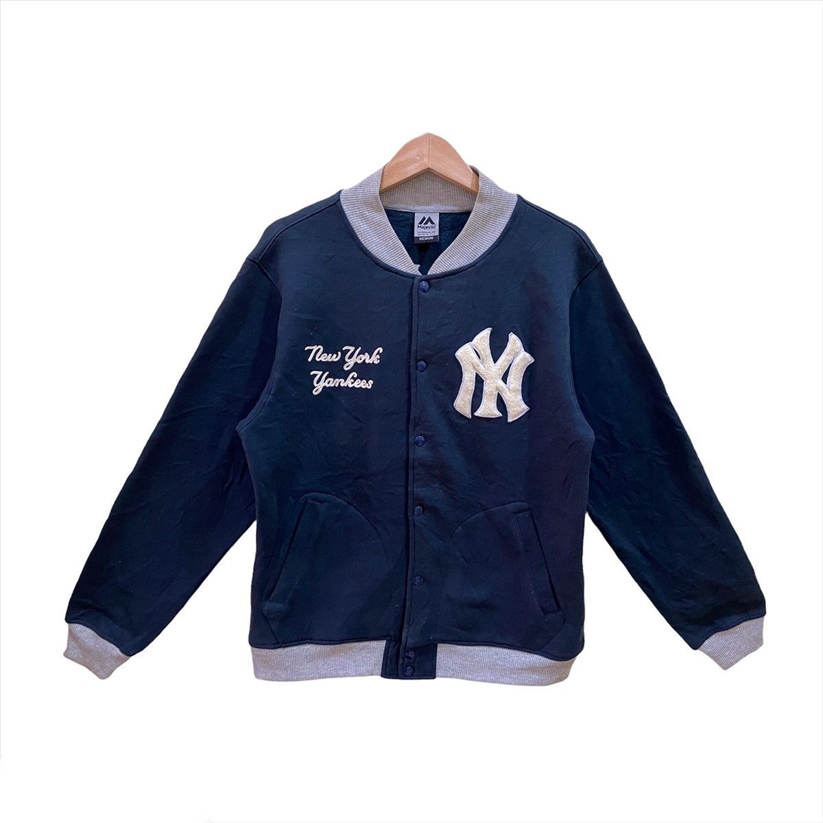 Majestic Vintage New York Yankees Crewneck Sweatshirt Sweater M Size US M / EU 48-50 / 2 - 1 Thumbnail