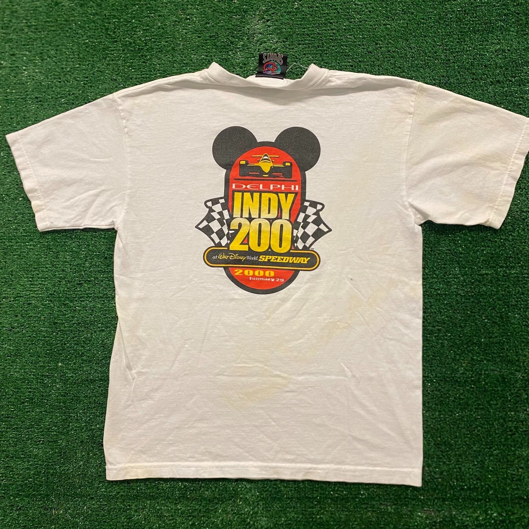 Vintage Disney Indy 200 Vintage Racing T-Shirt Size US S / EU 44-46 / 1 - 4 Thumbnail