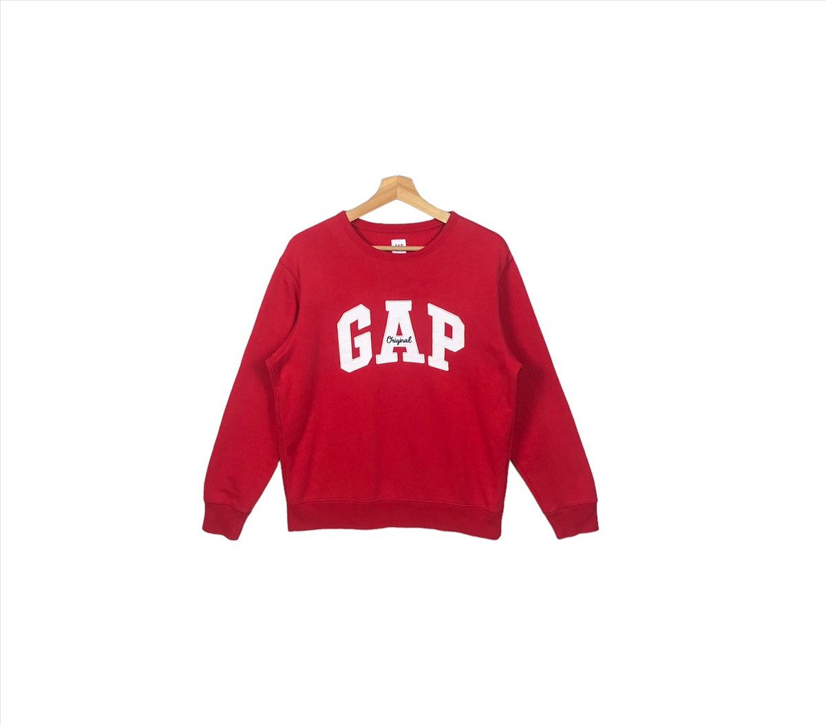 Gap × Vintage Y2k GAP Sportswear Red Sweatshirt Big Logo Size US S / EU 44-46 / 1 - 1 Thumbnail