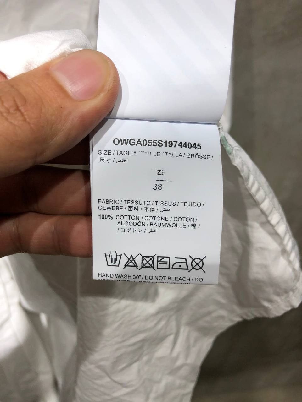 Off-White Off-White Asymmetric Poplin Arrows Mini Dress Size S / US 4 / IT 40 - 18 Thumbnail