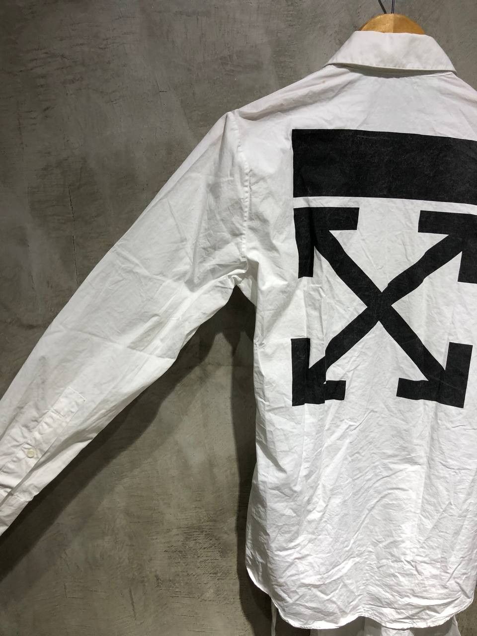 Off-White Off-White Asymmetric Poplin Arrows Mini Dress Size S / US 4 / IT 40 - 5 Thumbnail