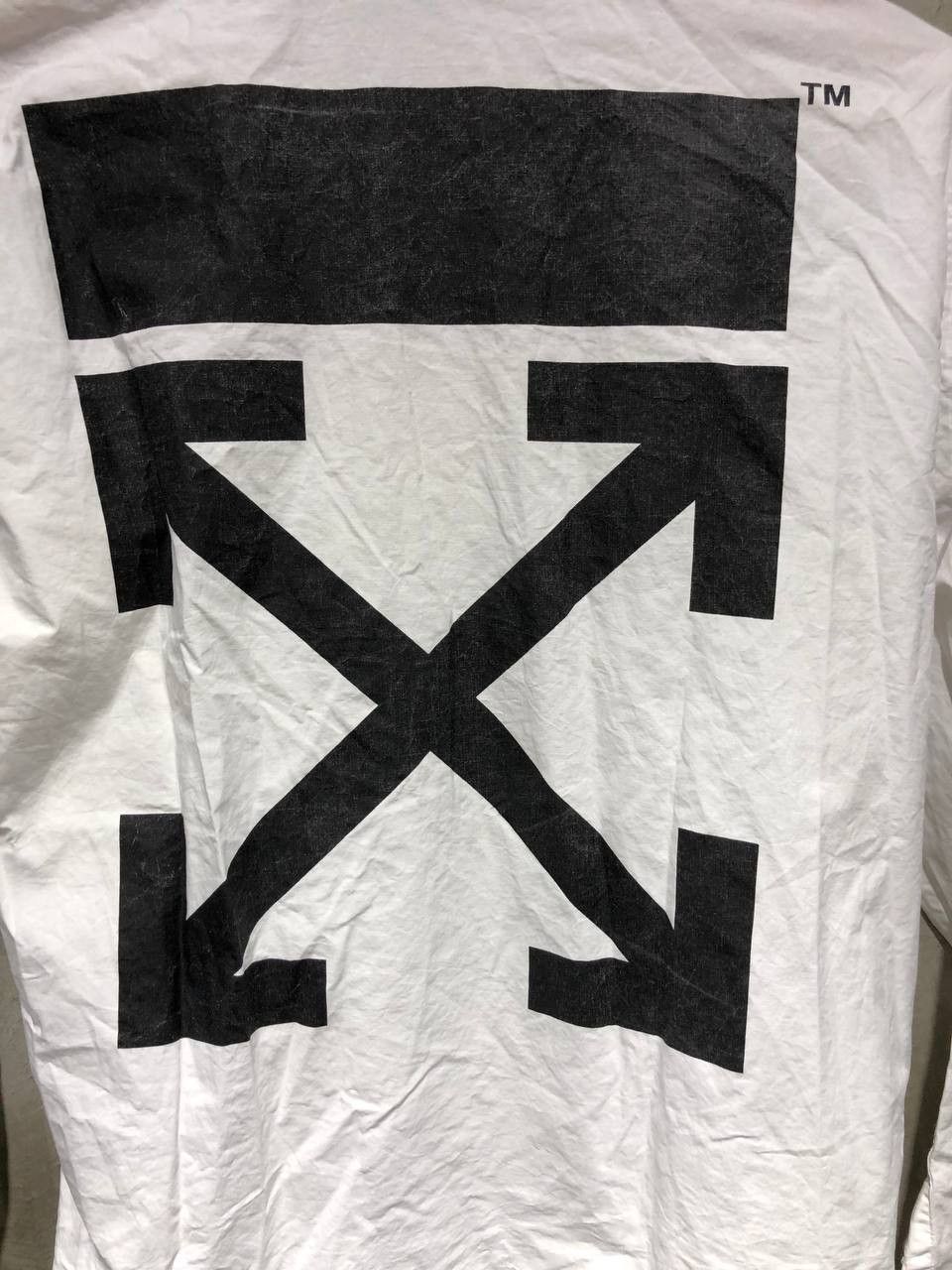 Off-White Off-White Asymmetric Poplin Arrows Mini Dress Size S / US 4 / IT 40 - 15 Thumbnail