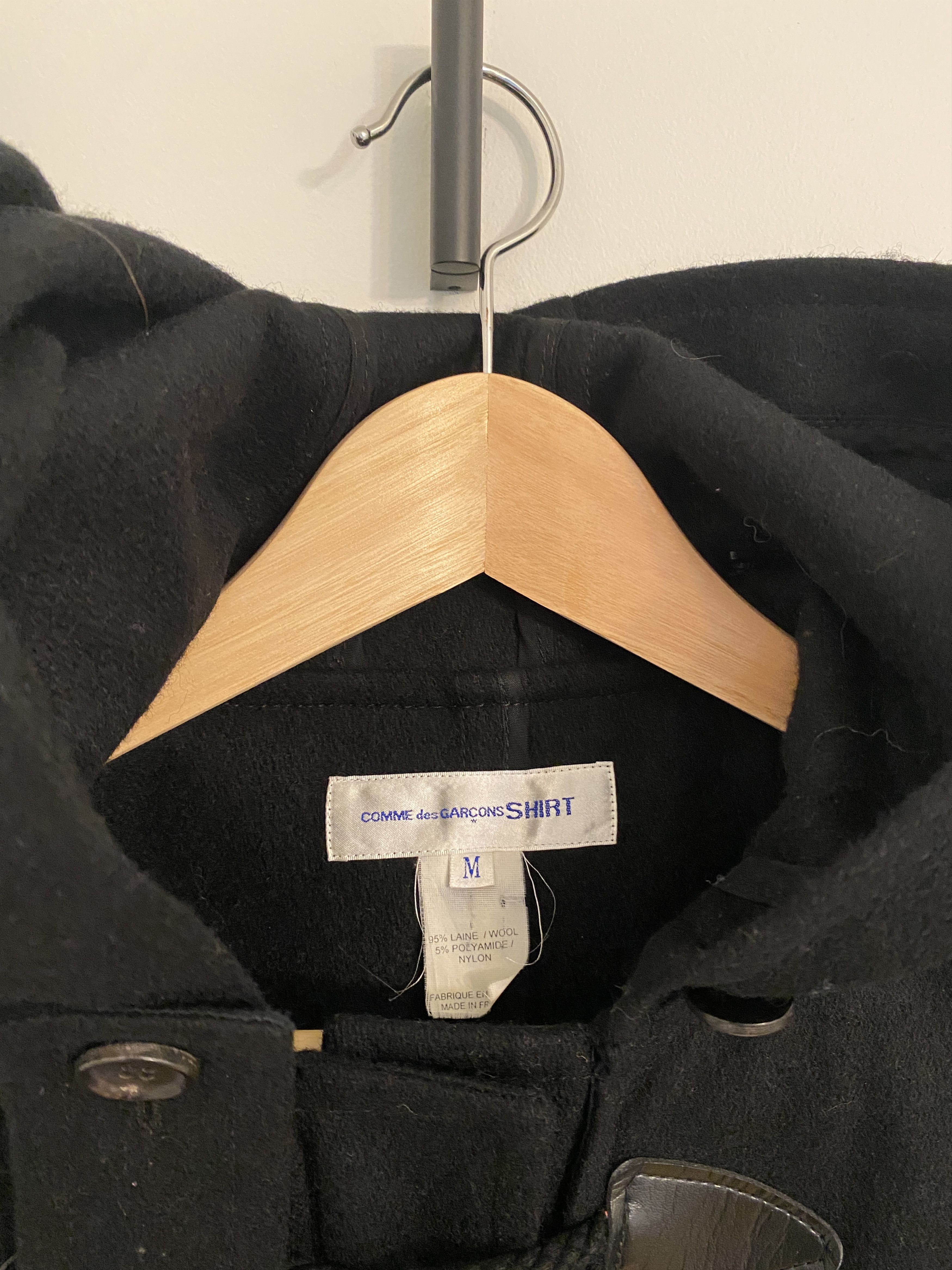 Comme des Garcons SHIRT comme des garcon shirt wool navy duffle