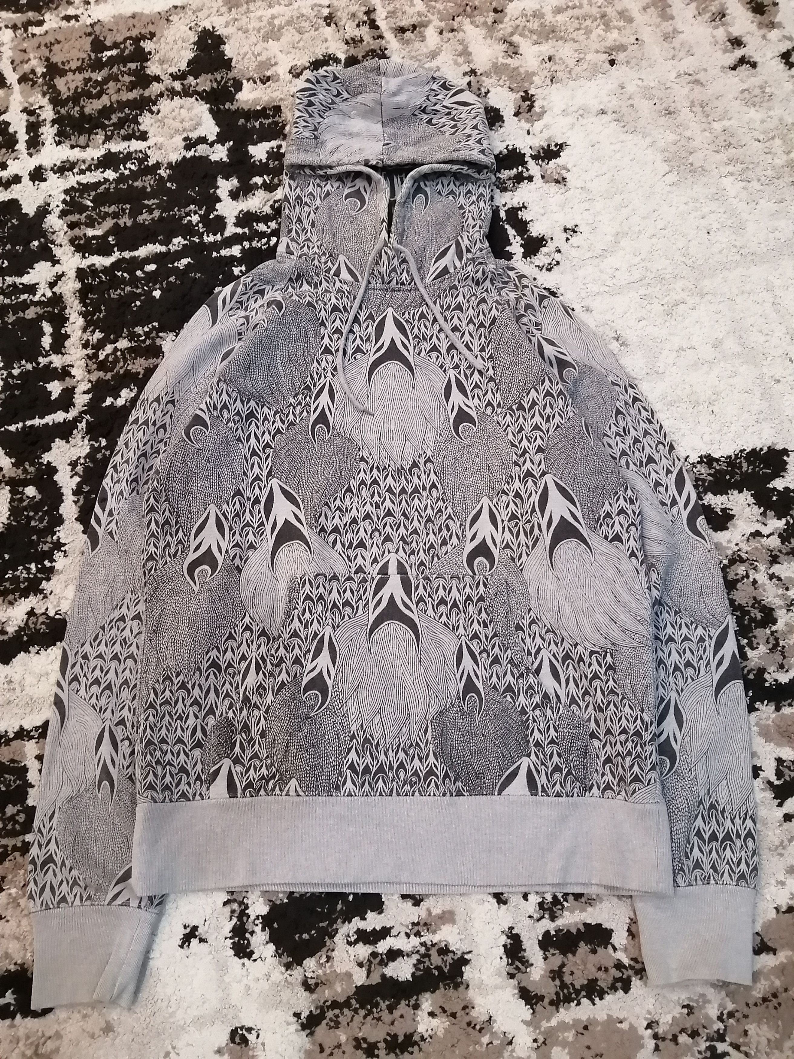 Beams Japan Beams X SuburbanBliss Overprint Hoodie Size S Size US S / EU 44-46 / 1 - 12 Thumbnail