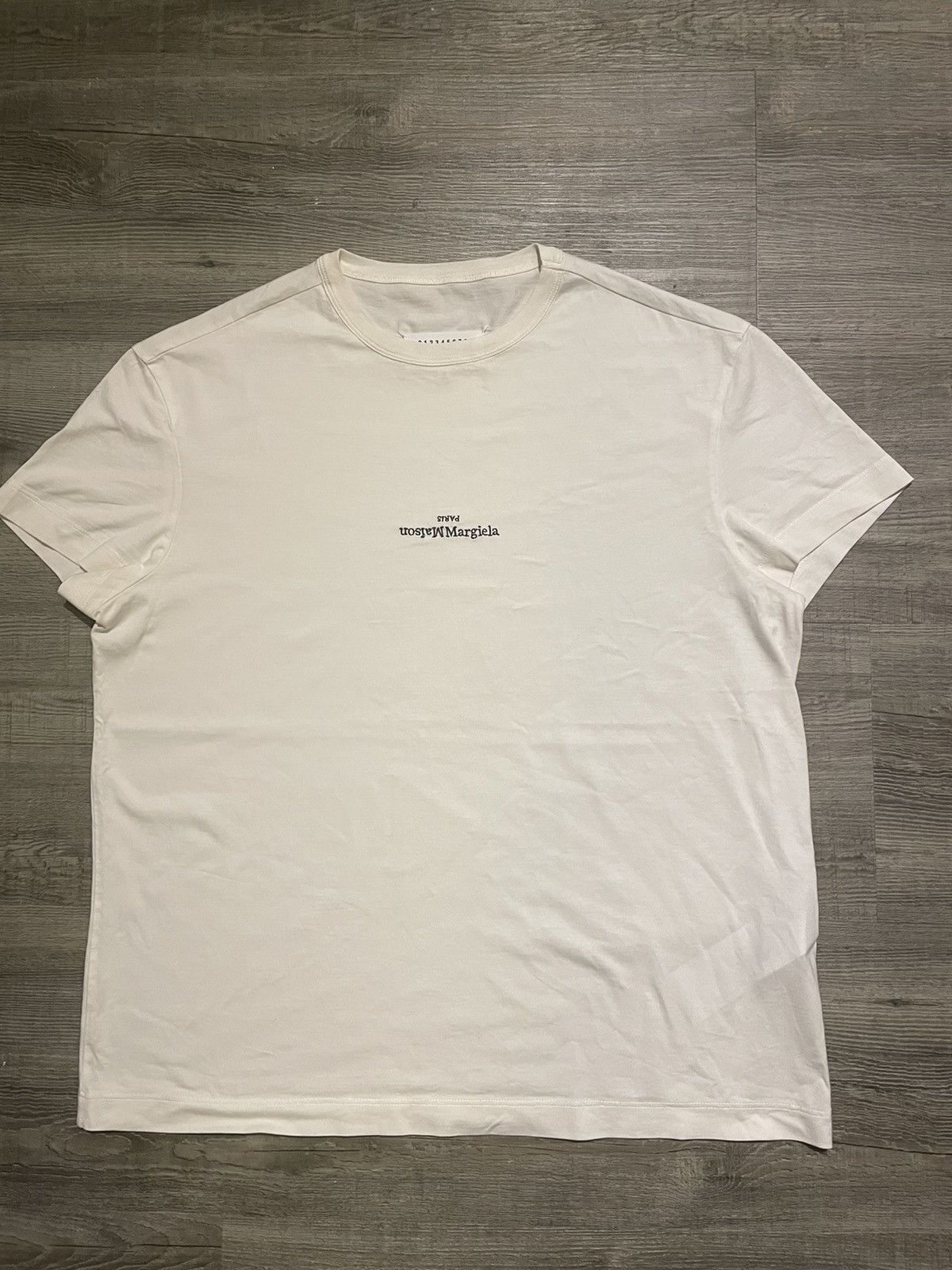 Maison Margiela Maison Margiela White Cotton T-Shirt Size US S / EU 44-46 / 1 - 1 Preview