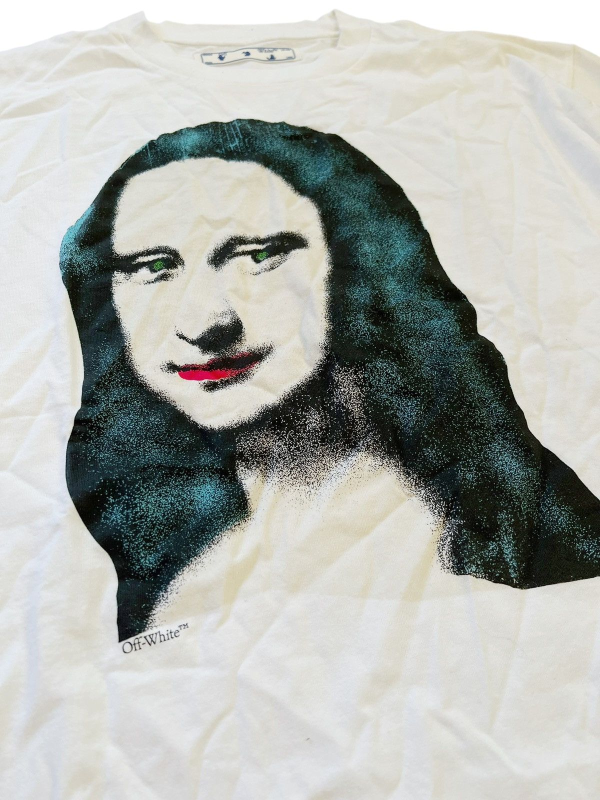 Off-White Mona Lisa Pivot Oversized Shirt Size US L / EU 52-54 / 3 - 3 Thumbnail
