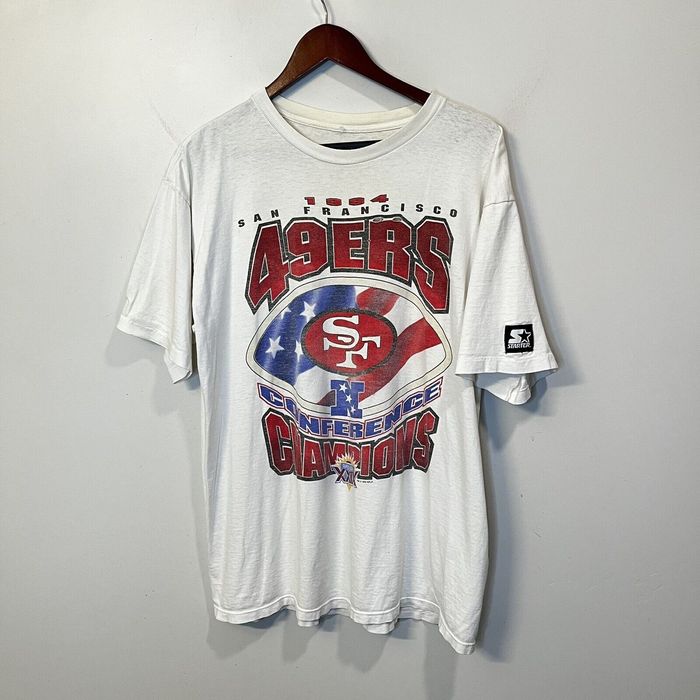 NFL VTG 90s NFL San Francisco 49ers T-Shirt Sz M champions | Grailed