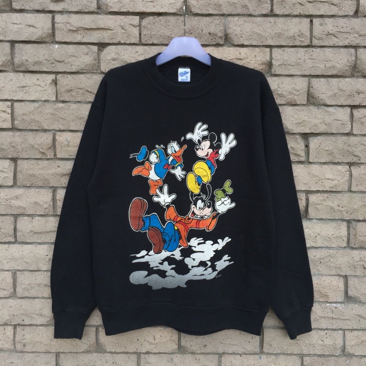 Mickey Mouse × Vintage Velva sheen MICKEY MOUSE GOOFY DONALD DUCK sweatshirt Size US M / EU 48-50 / 2 - 1 Thumbnail