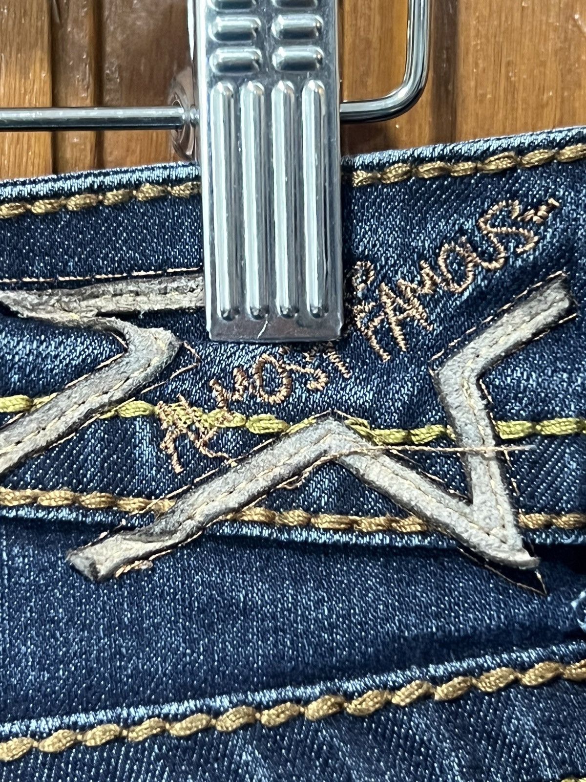 Japanese Brand × Vintage Embroidery Almost Famous Distressed Denim Size 31" - 10 Thumbnail