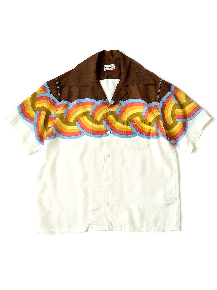 Kapital Kapital Silk Rayon Rainbow Aloha Shirt Size US XL / EU 56 / 4 - 1 Preview
