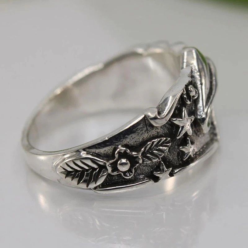 Handmade Star Mushroom Ring Size ONE SIZE - 8 Thumbnail