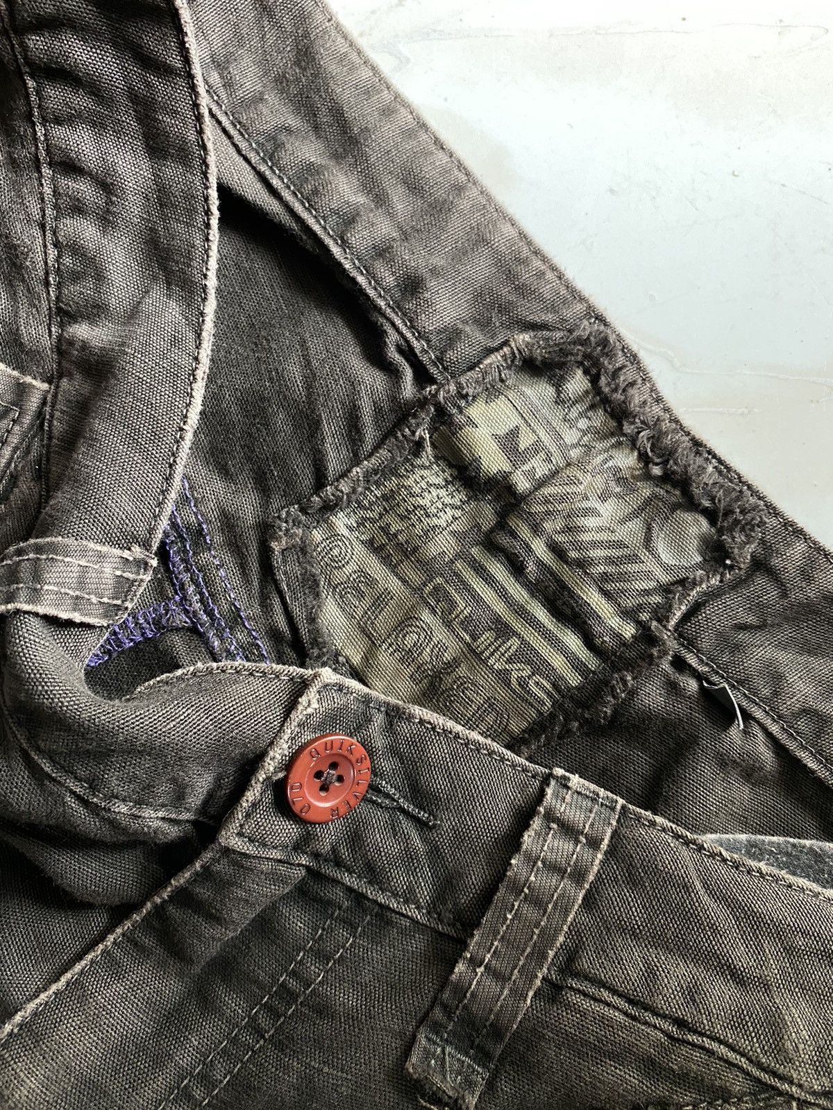 Japanese Brand × Quiksilver Vintage Quicksilver Cargo Pants Size US 34 / EU 50 - 7 Thumbnail