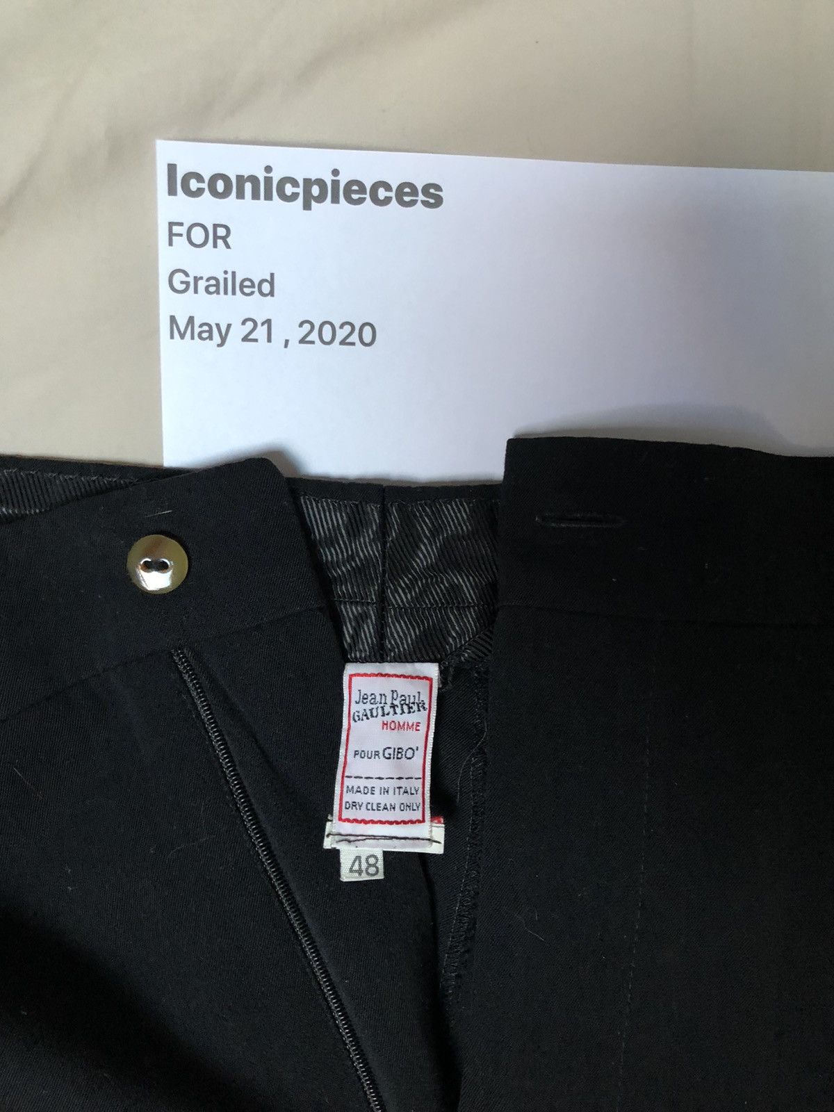 Jean Paul Gaultier JEAN PAUL GAULTIER - VINTAGE 80S PANTS Size US 32 / EU 48 - 1 Thumbnail