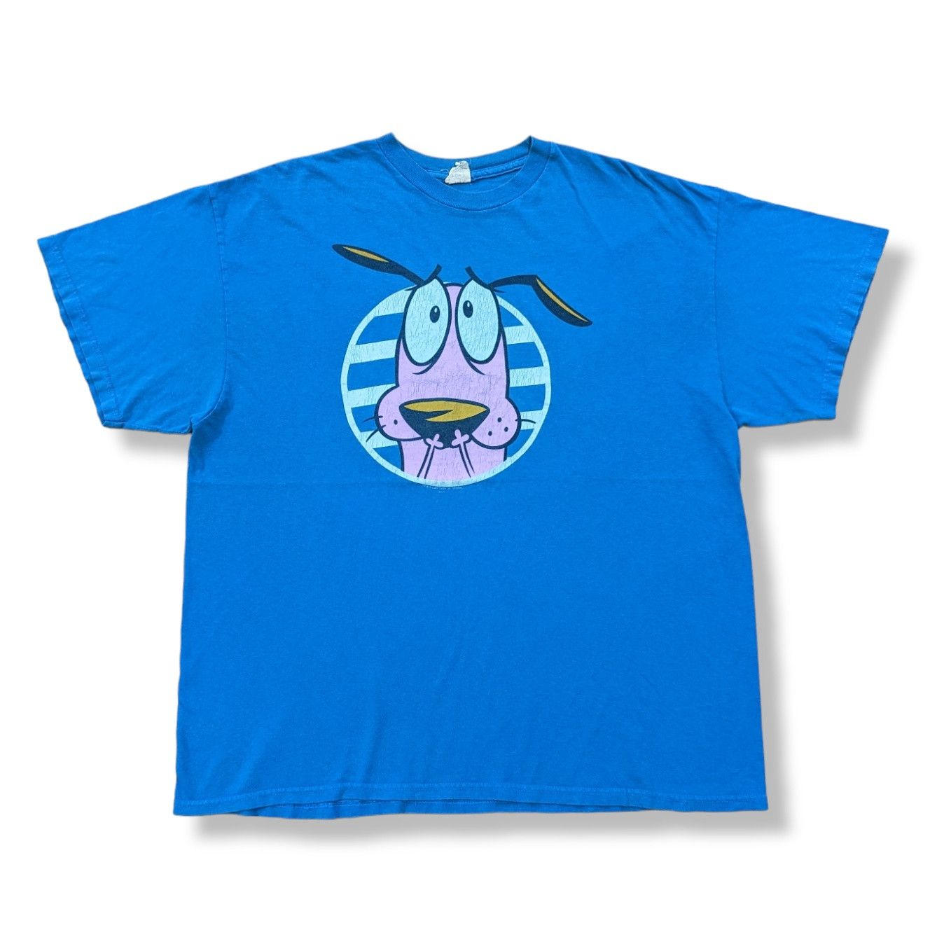 Cartoon Network Rare Vintage Courage the Cowardly Dog Cartoon Promo T Shirt Size US XXL / EU 58 / 5 - 1 Thumbnail