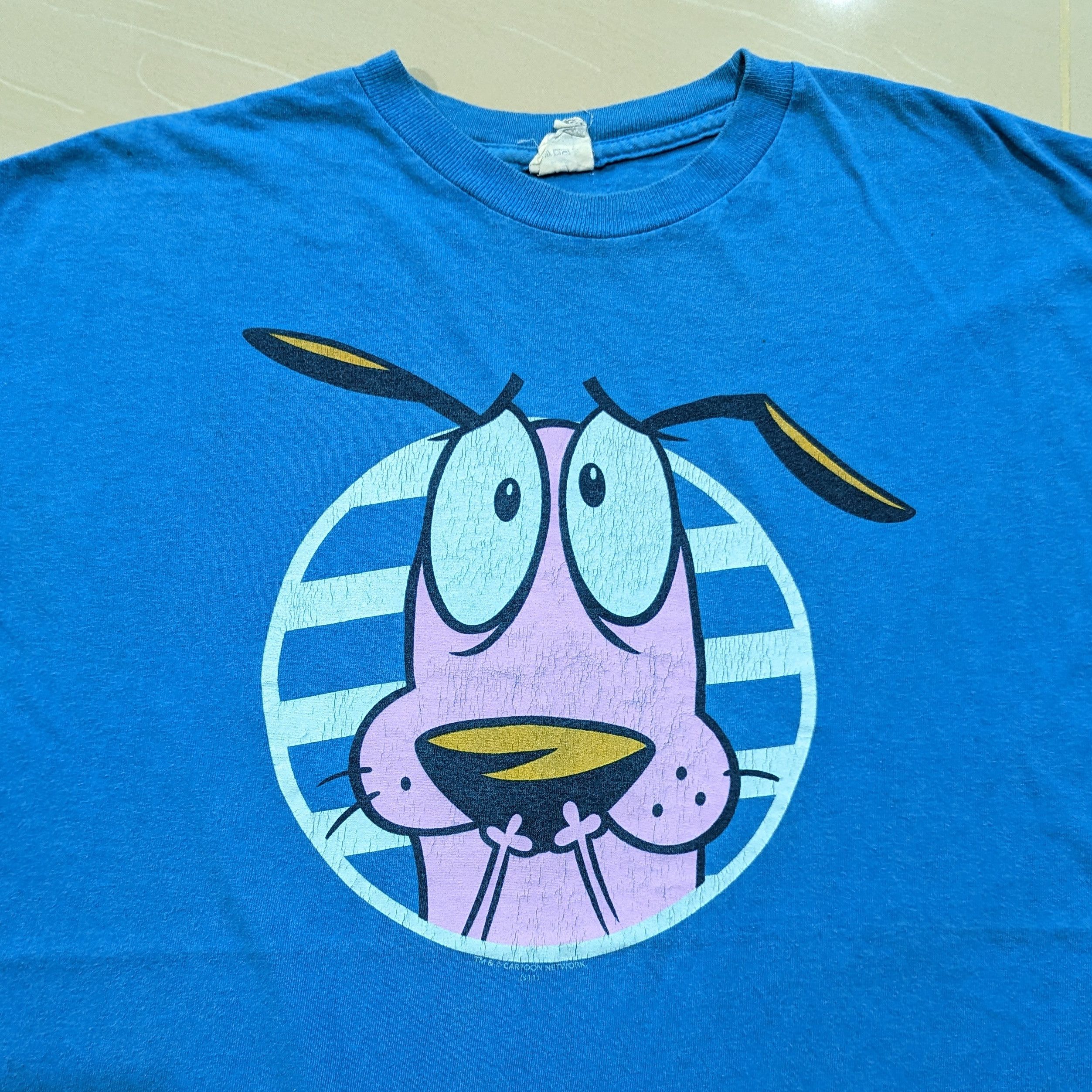 Cartoon Network Rare Vintage Courage the Cowardly Dog Cartoon Promo T Shirt Size US XXL / EU 58 / 5 - 2 Thumbnail