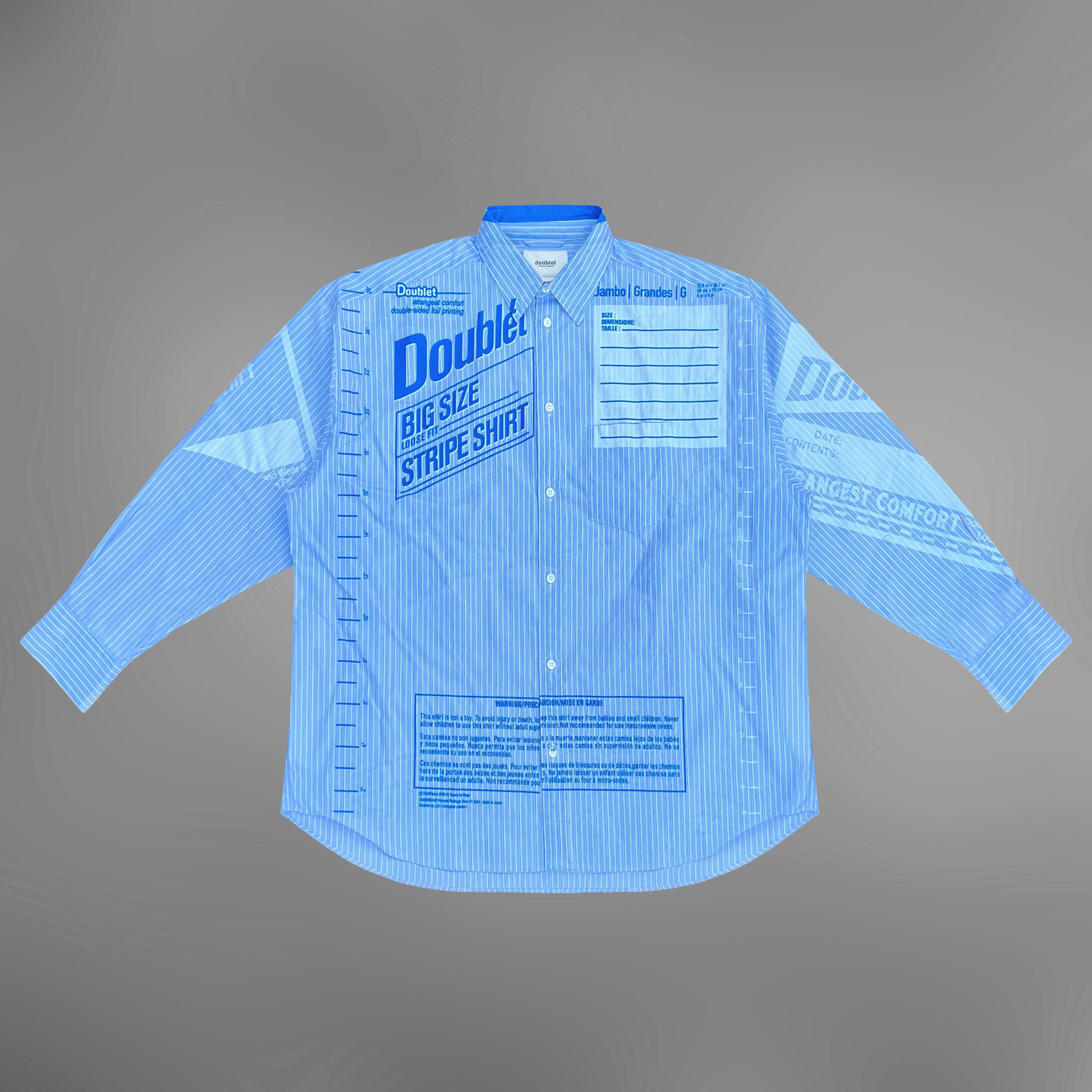 Japanese Brand Doublet Freezer Bag Package Shirt | Grailed