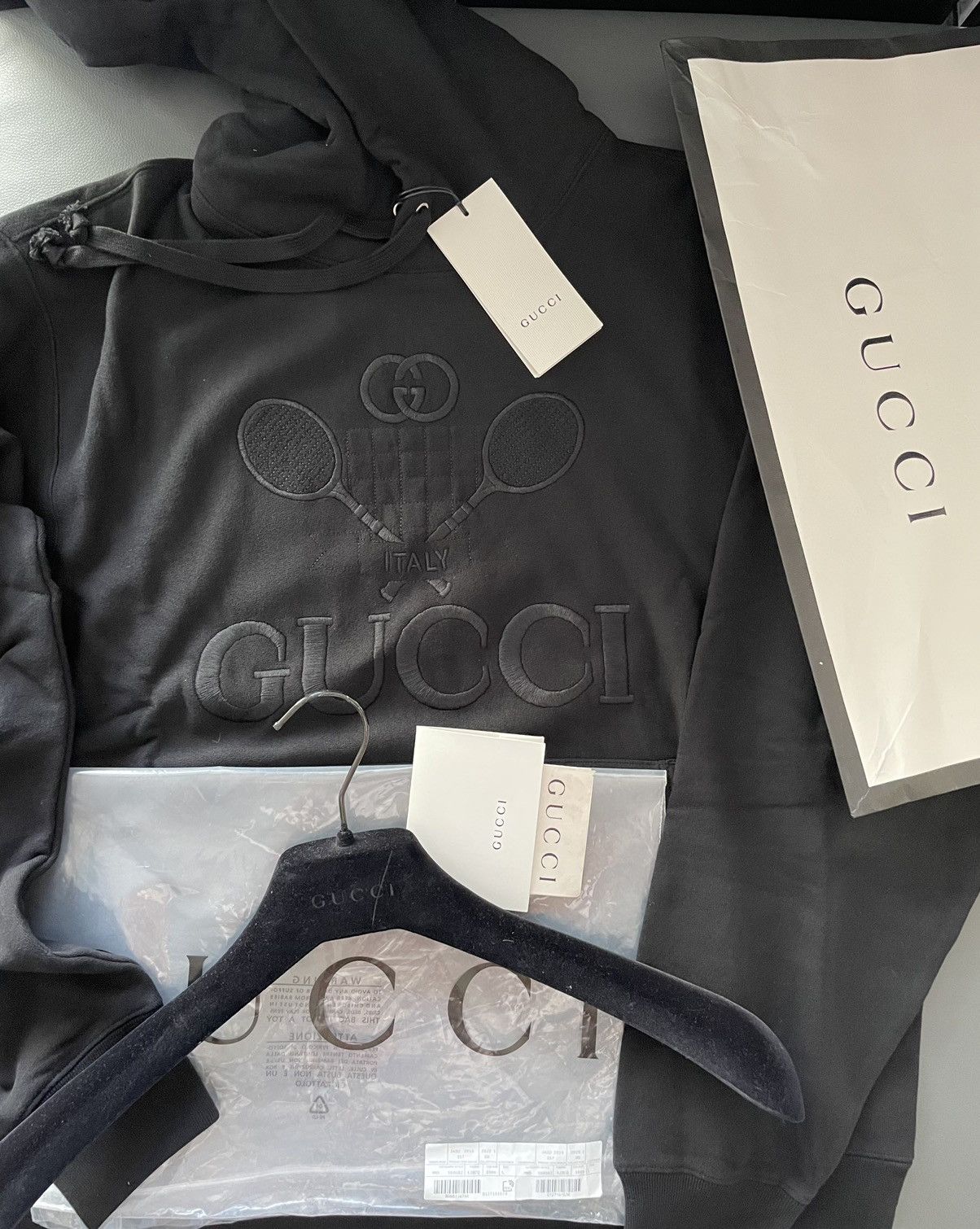 Gucci Super Runway Limited Edition Gucci Tennis Hoodie Size US L / EU 52-54 / 3 - 4 Thumbnail