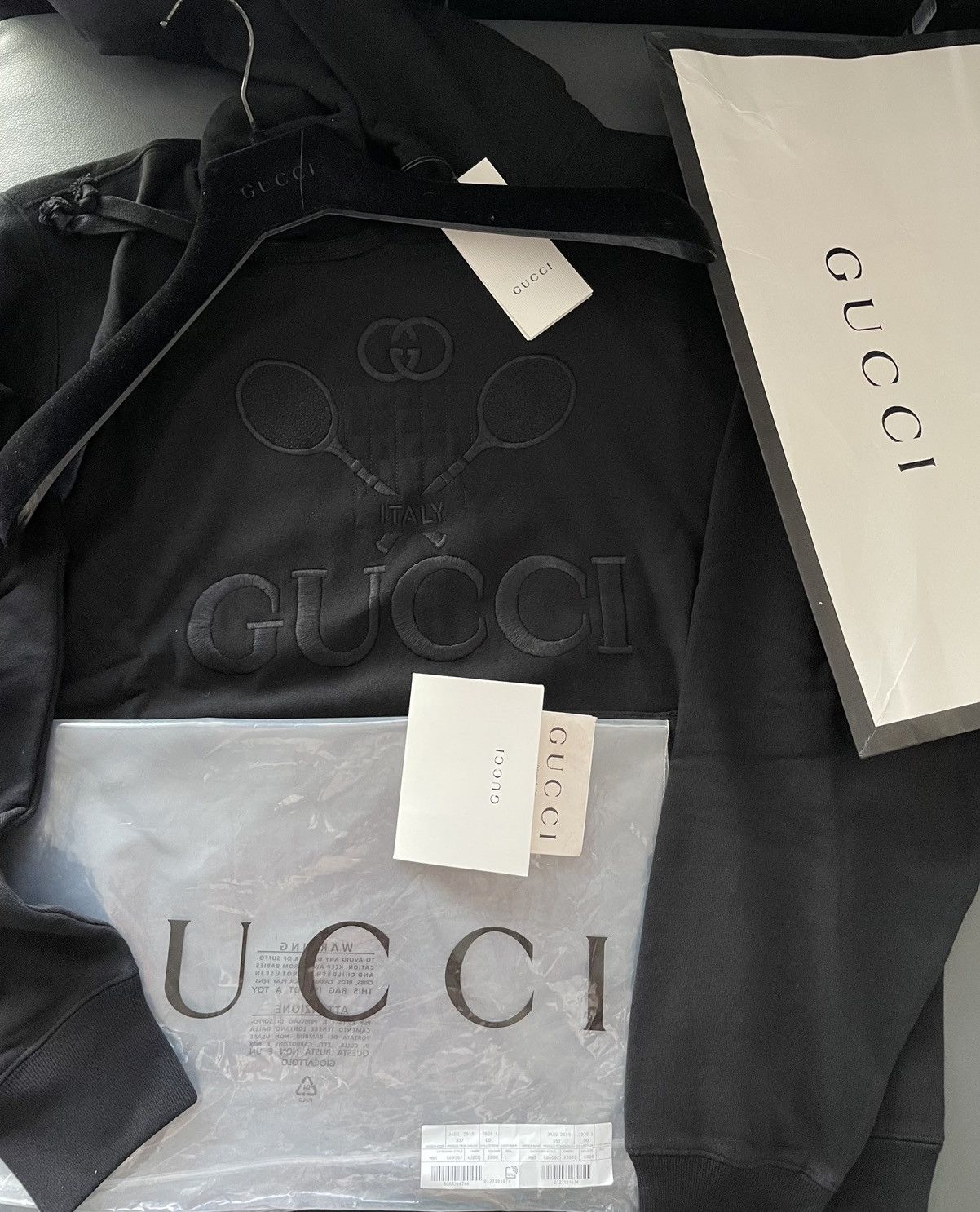 Gucci Super Runway Limited Edition Gucci Tennis Hoodie Size US L / EU 52-54 / 3 - 6 Thumbnail