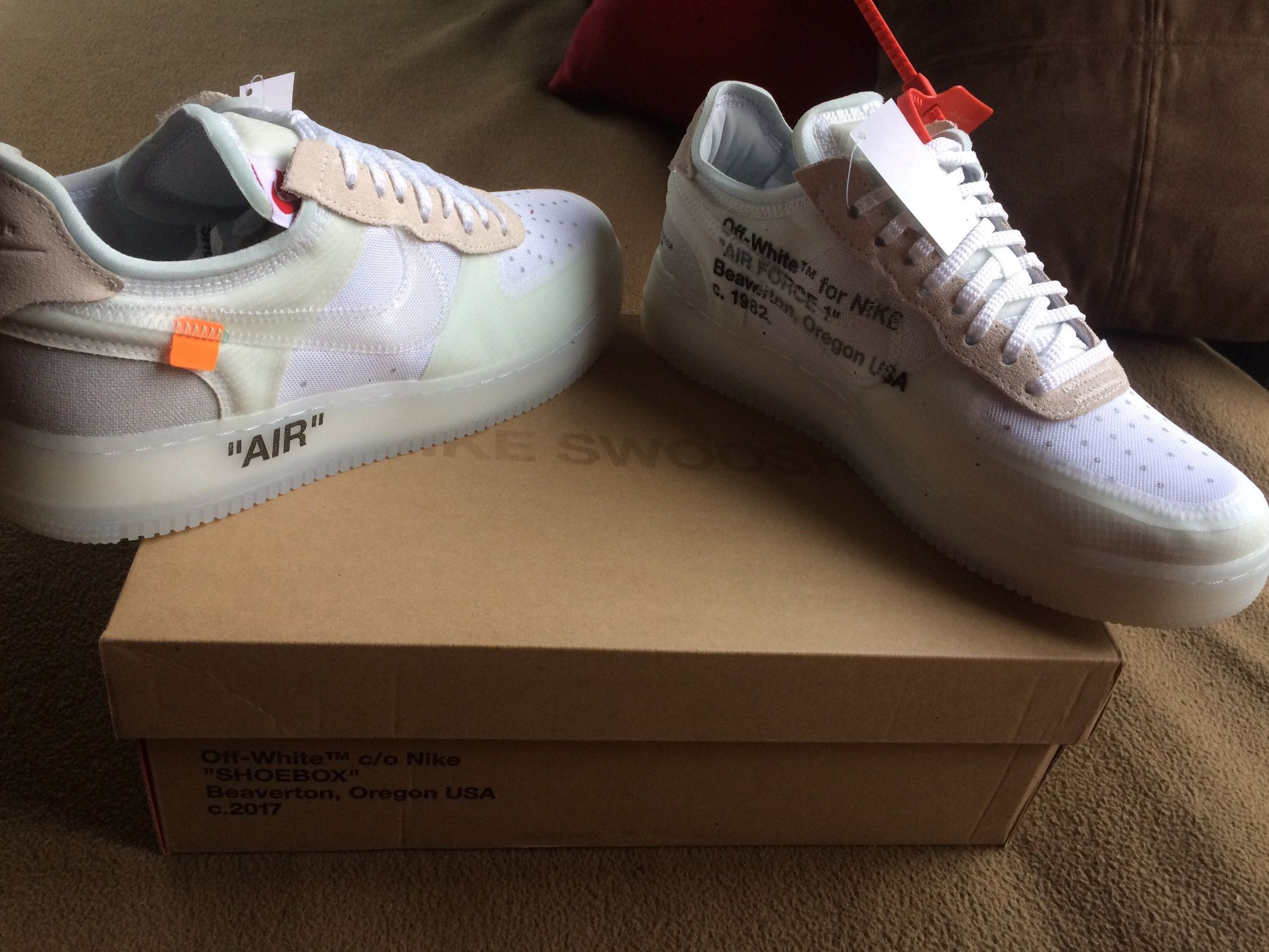 Nike Off White Air Force 1 Nike x Off White Ghosting Grailed