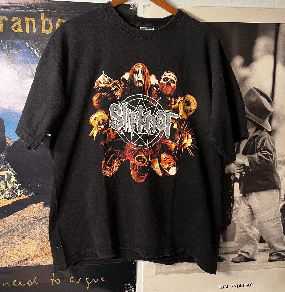 【新品未使用】スリップノット IOWA 2002 Tシャツ SHOOT Slipknot 2002 ツアーTシャツ SHOOT ヴィンテージ Slipknot Iowa 2002