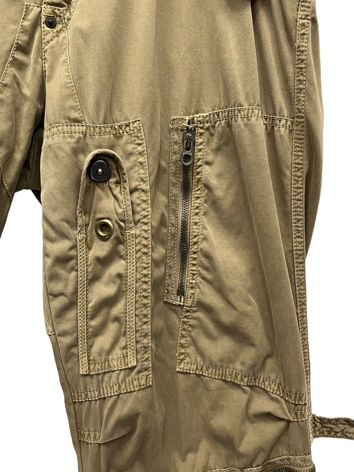 Polo Ralph Lauren RARE🔥Vtg POLO RALPH LAUREN Tactical Multipocket Cargo Pants Size US 35 - 4 Thumbnail