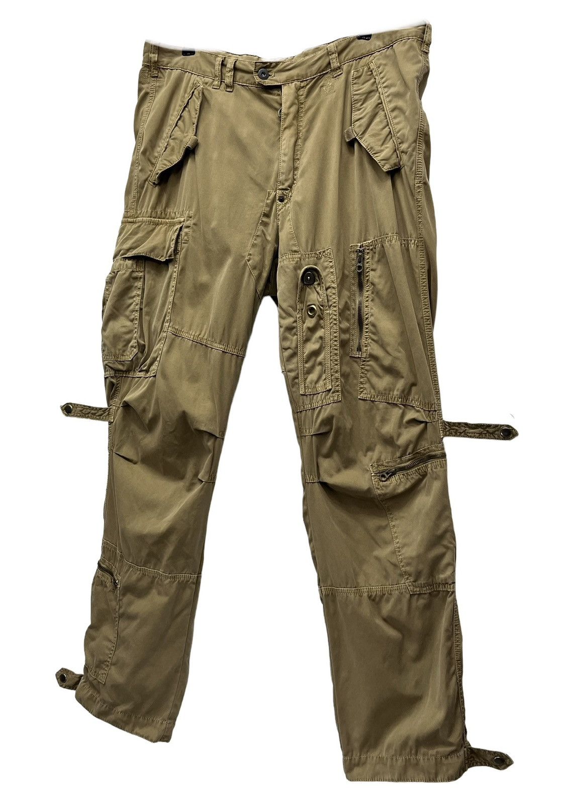 Polo Ralph Lauren RARE🔥Vtg POLO RALPH LAUREN Tactical Multipocket Cargo Pants Size US 35 - 1 Thumbnail