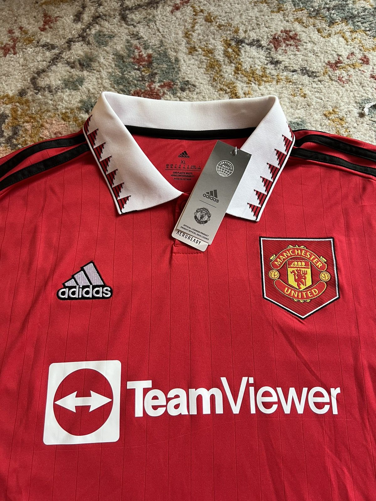 Adidas Alejandro Garnacho Manchester United home jersey 22/23 ️🇦🇷 | Grailed