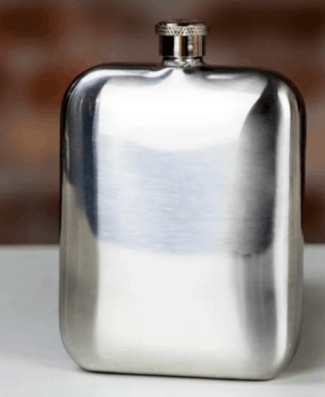 Barbour Hip Flask in Brown Leather Sleeve Size ONE SIZE - 8 Thumbnail