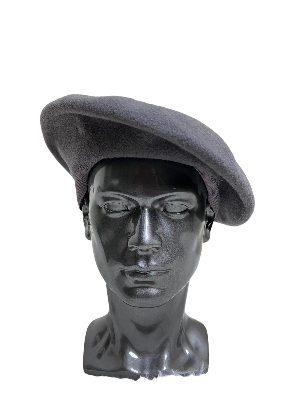 Kangol Vintage Kangol Grey Wool Berets With Elastic Band Size ONE SIZE - 2 Thumbnail