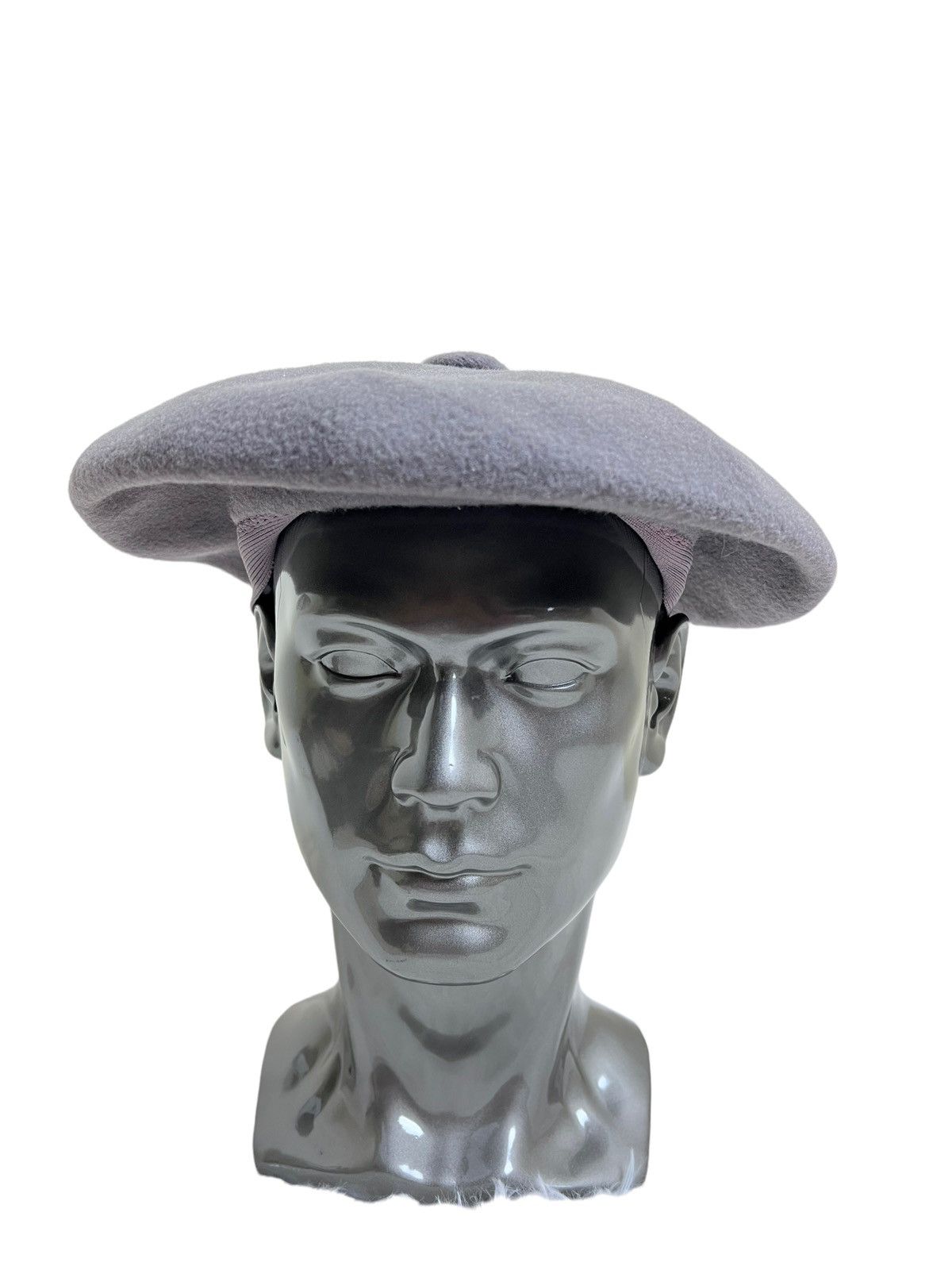 Kangol Vintage Kangol Grey Wool Berets With Elastic Band Size ONE SIZE - 3 Thumbnail