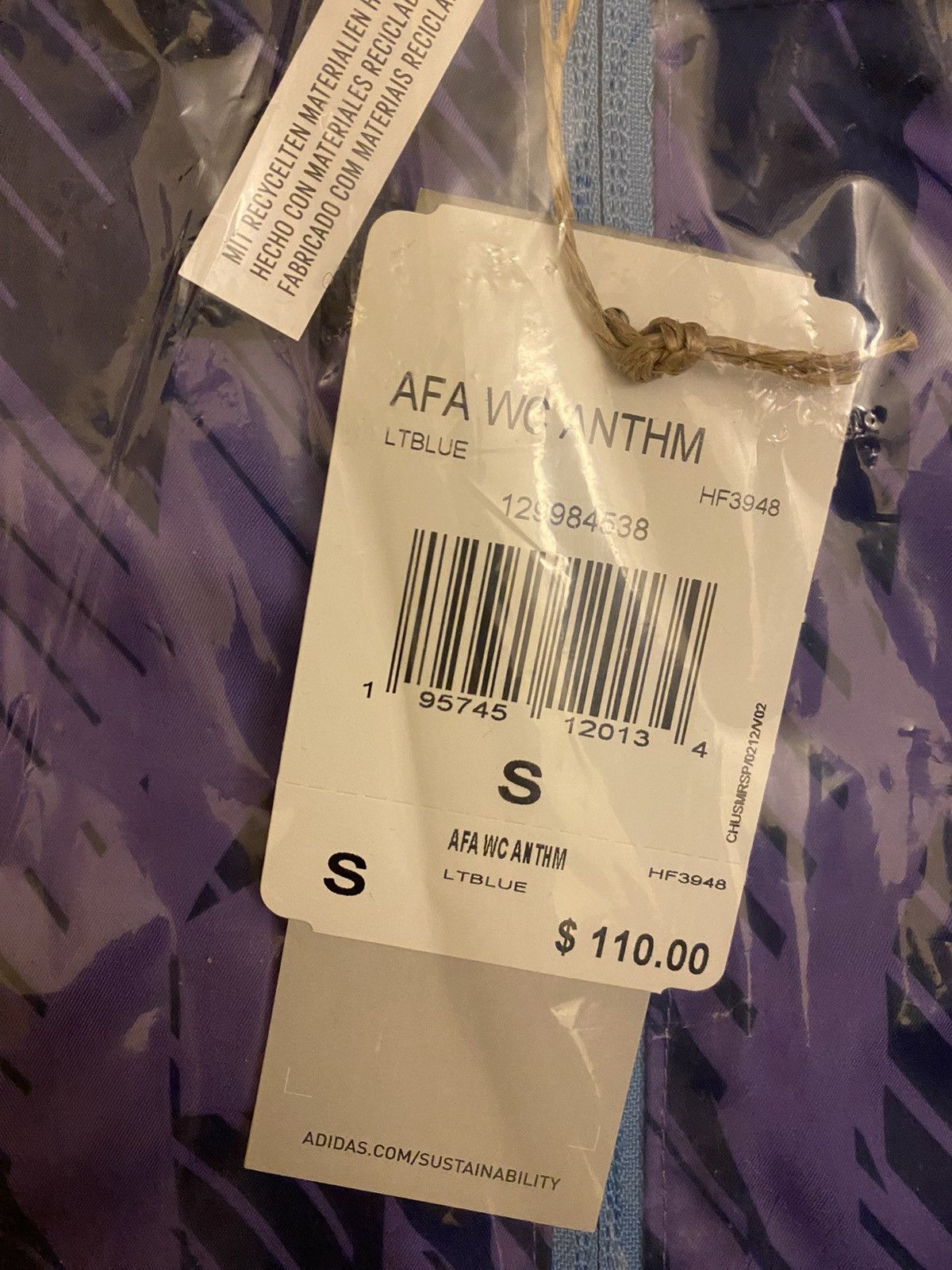 Adidas Argentina FIFA World Cup Jacket Size US S / EU 44-46 / 1 - 2 Thumbnail