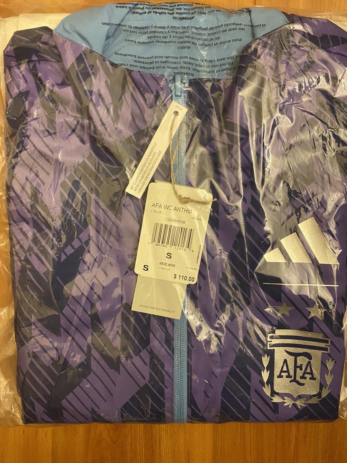 Adidas Argentina FIFA World Cup Jacket Size US S / EU 44-46 / 1 - 1 Thumbnail