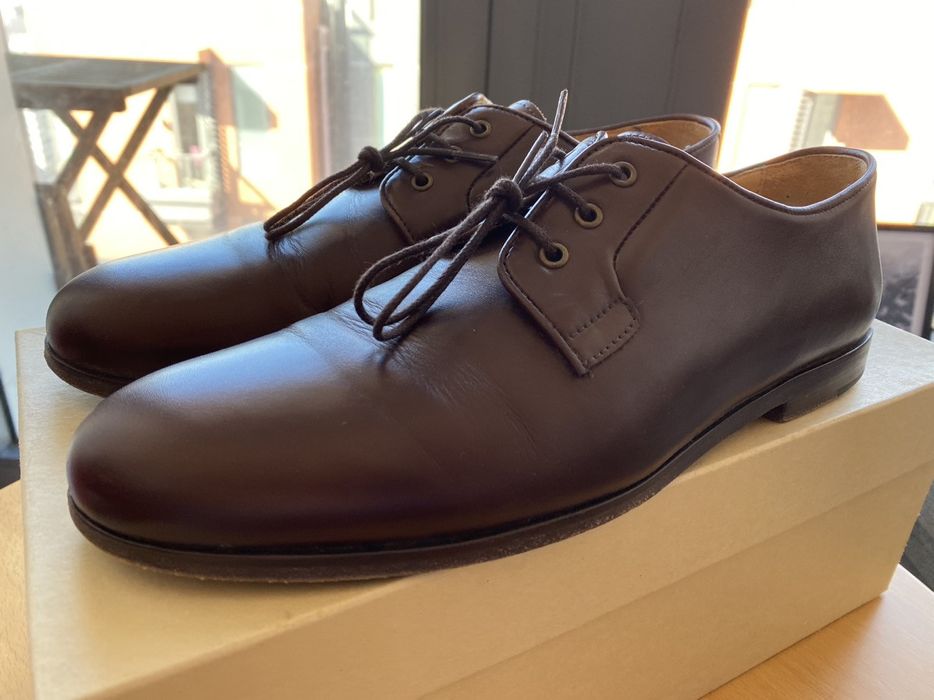 A.P.C. A.P.C. Brown Leather Chic Derby Shoes 41 | Grailed