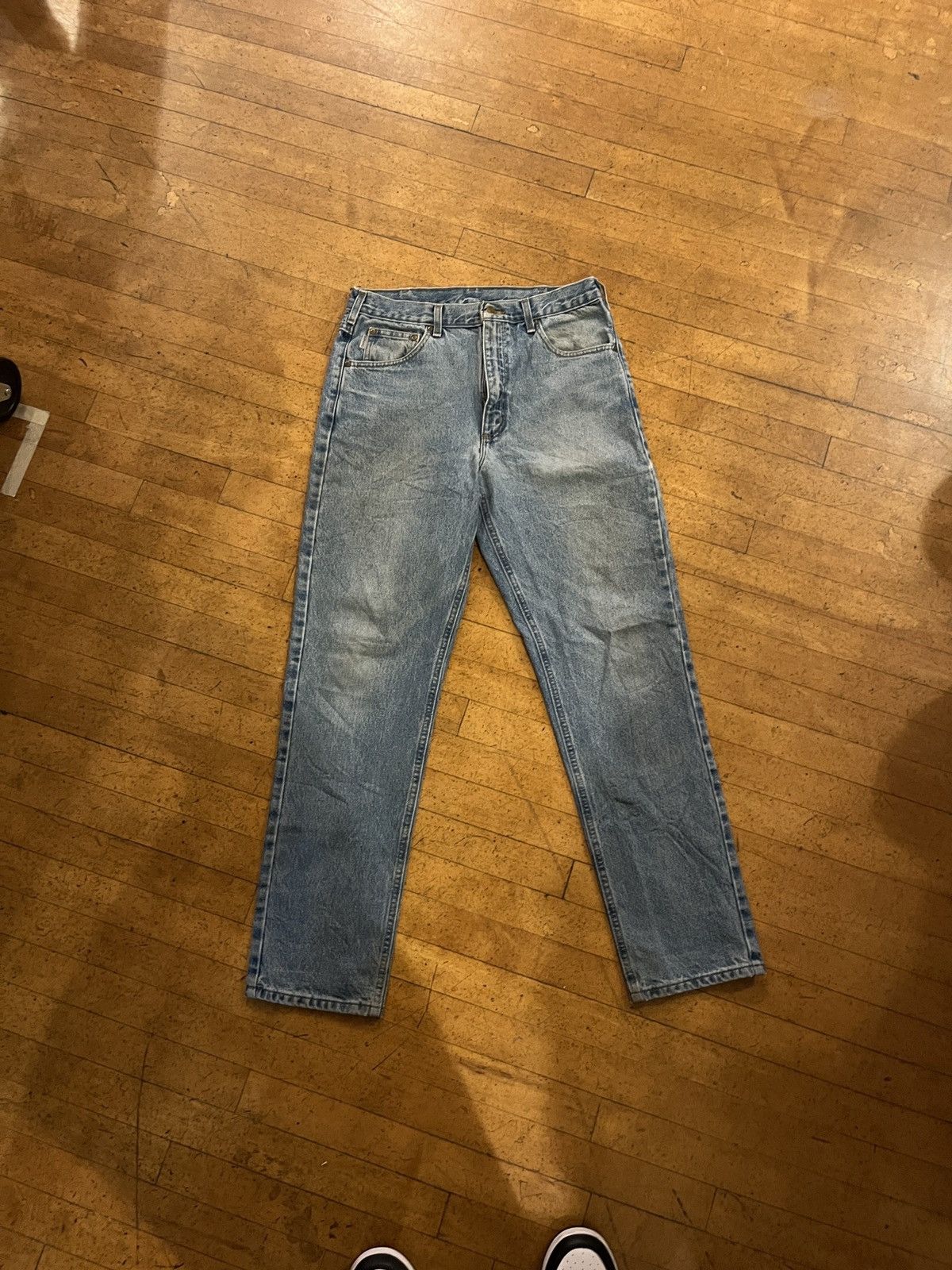 Carhartt Vintage carhartt denim workwear pants Size US 34 / EU 50 - 3 Thumbnail