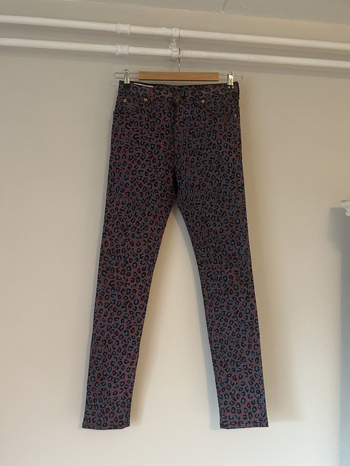 Gucci Pink Leopard Print Jeans Size US 31 - 3 Thumbnail