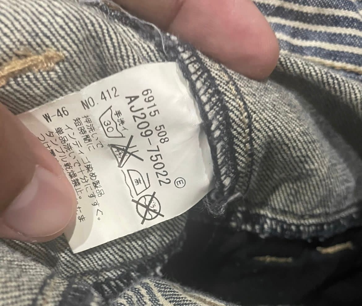 Japanese Brand Japanese Statement Harajuku Double Waist Denim Jeans Size US 32 / EU 48 - 8 Thumbnail