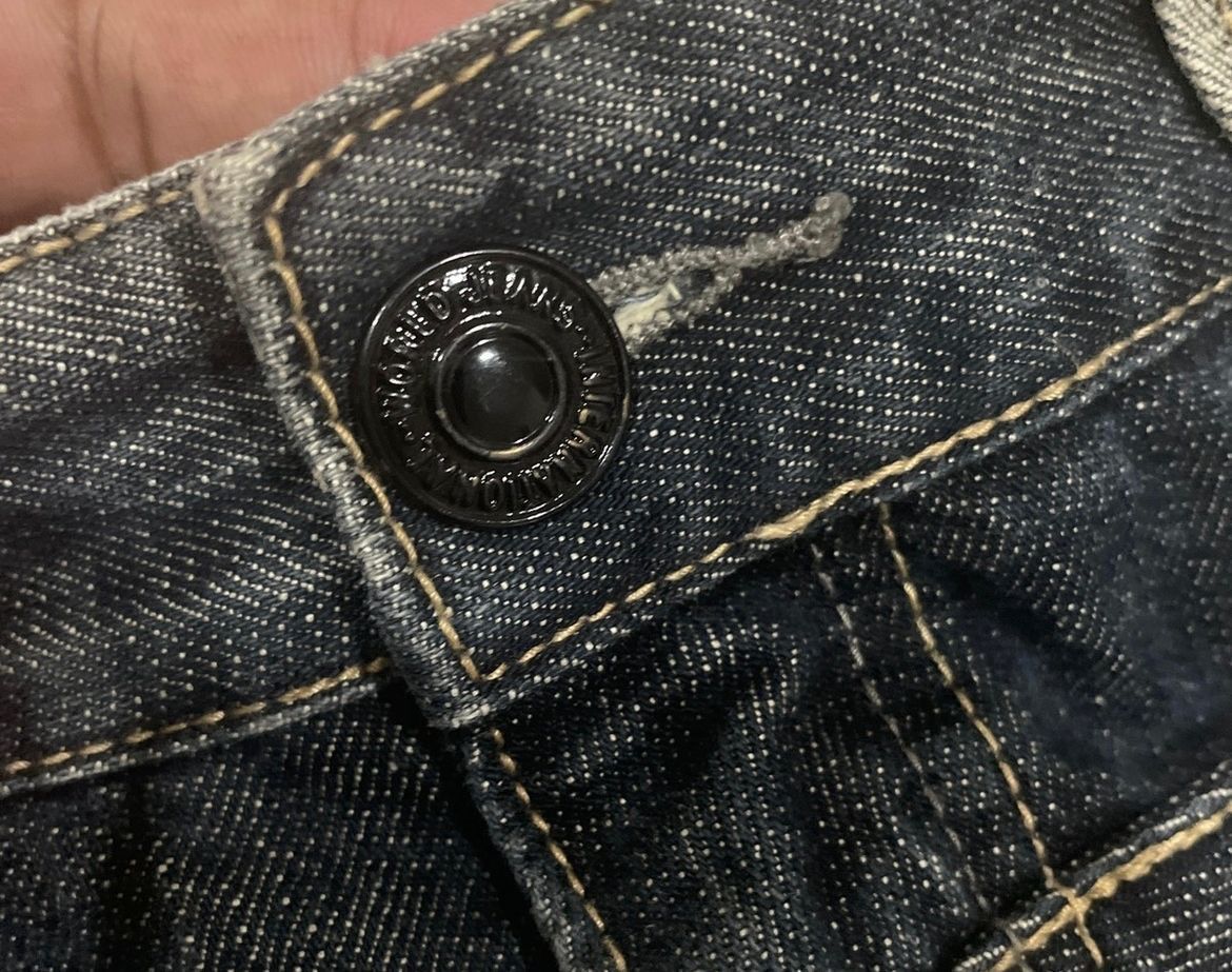 Japanese Brand Japanese Statement Harajuku Double Waist Denim Jeans Size US 32 / EU 48 - 10 Thumbnail