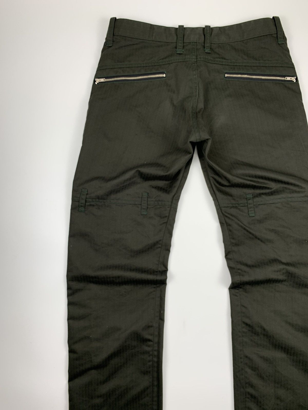 If Six Was Nine Bondage Gigant Long Zipper Cargo Pant Size US 29 - 12 Thumbnail