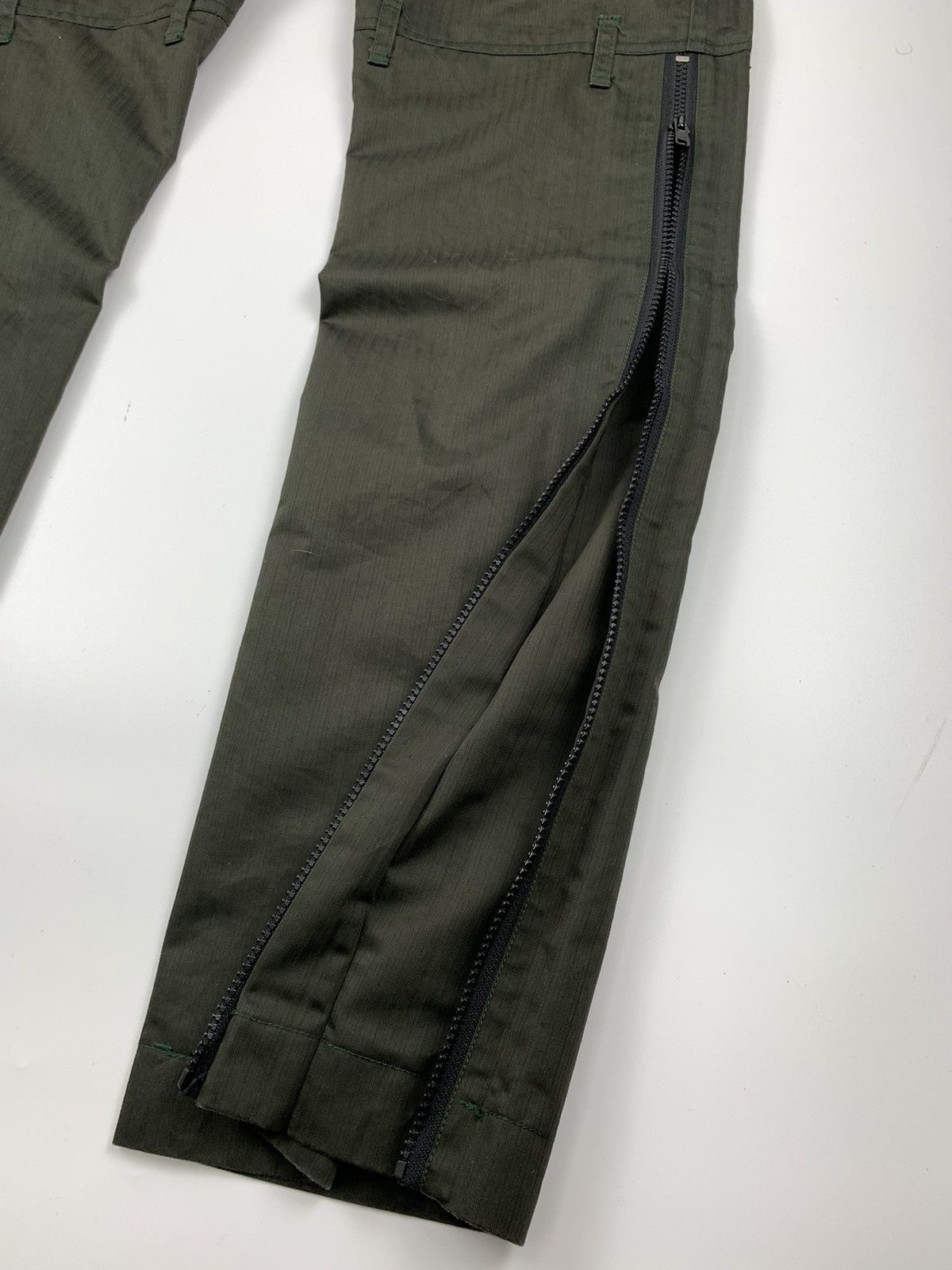 If Six Was Nine Bondage Gigant Long Zipper Cargo Pant Size US 29 - 9 Thumbnail